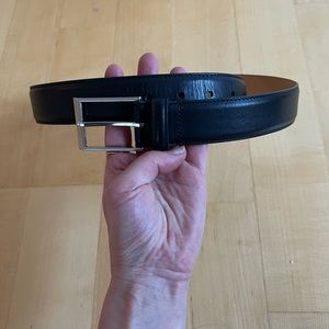Tiger of Sweden Brightly Belt in Black Premium Leather (Size 85 cm)